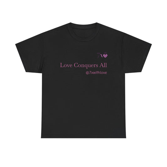 7 X With Love Unisex Cotton Tee