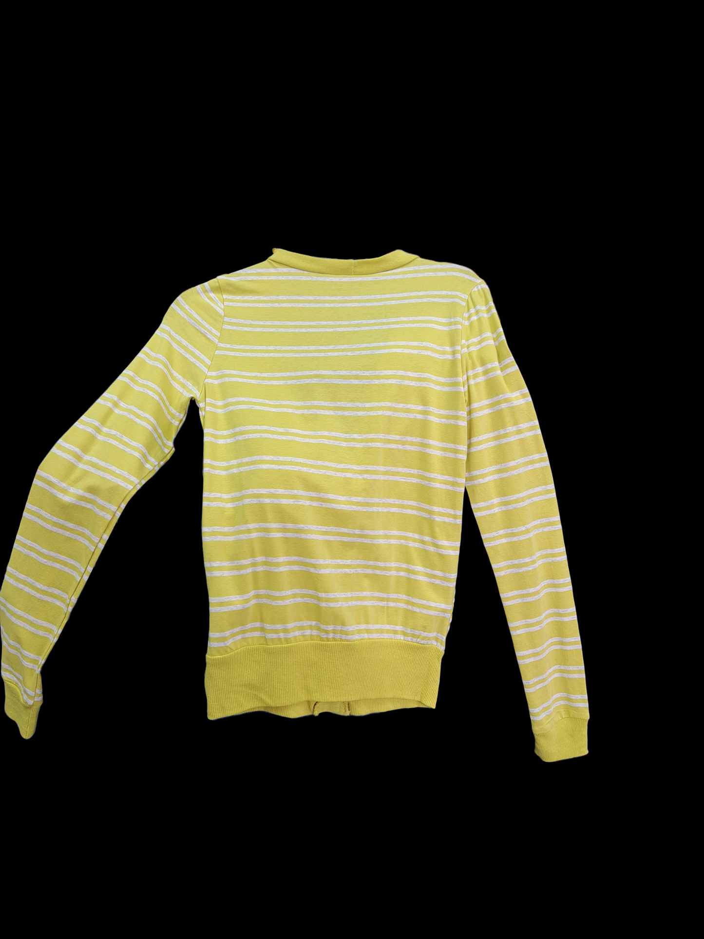 Striped Lightweight V-Neck Cardigan