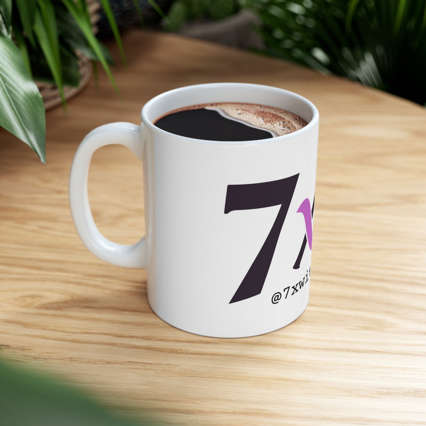 7 X With Love Ceramic Mug, 11oz