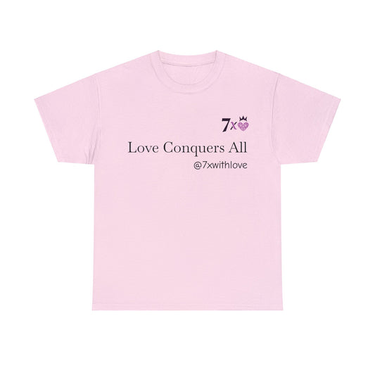 7 X With Love Unisex Cotton Tee