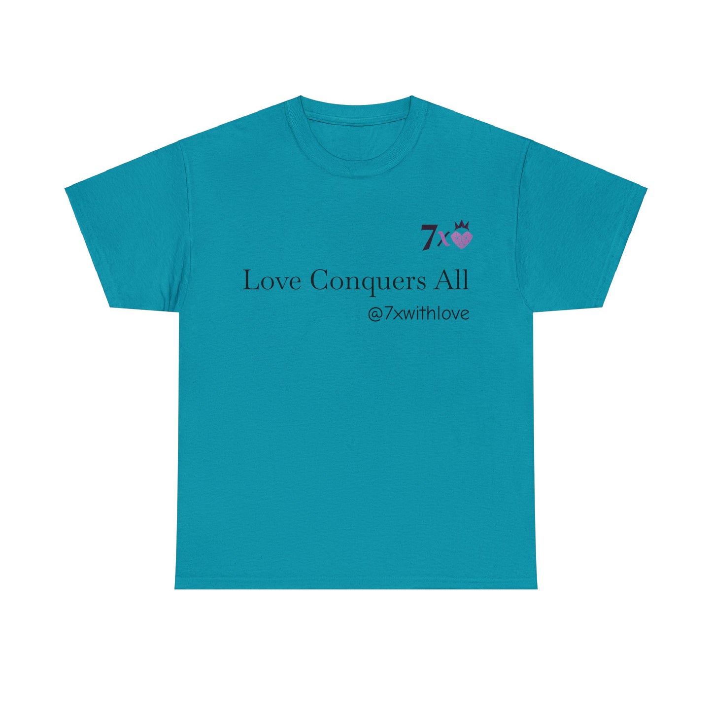 7 X With Love Unisex Cotton Tee