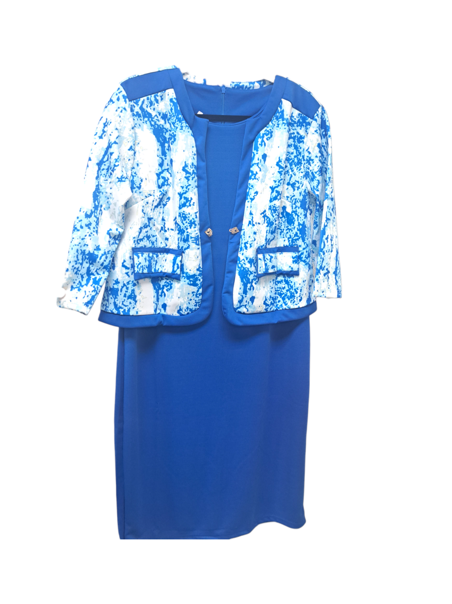 Plus Size Dress With Jacket