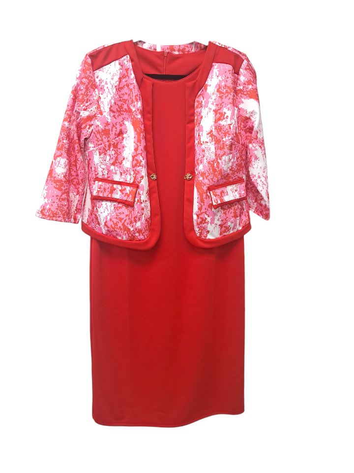 Plus Size Dress With Jacket