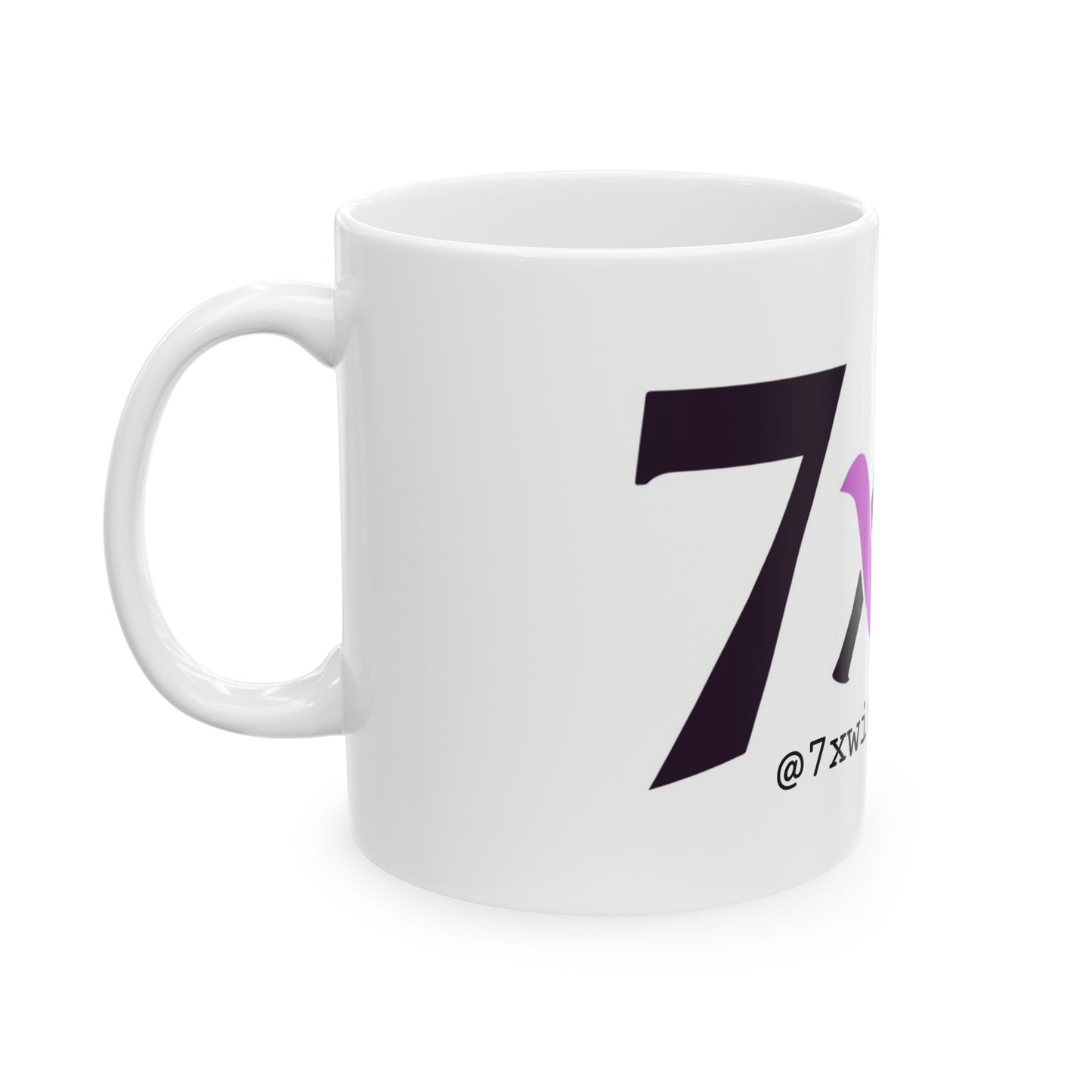 7 X With Love Ceramic Mug, 11oz