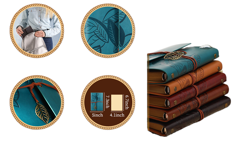 Traveler's Vintage Notebook Diary