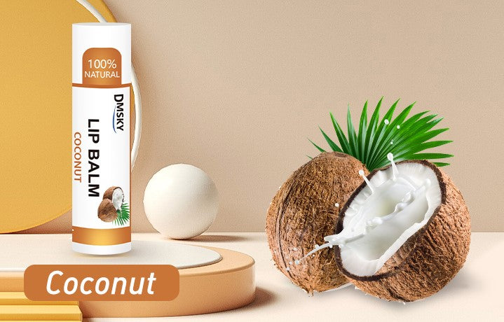 Natural Lip Balm with Vitamin E and Coconut Oil