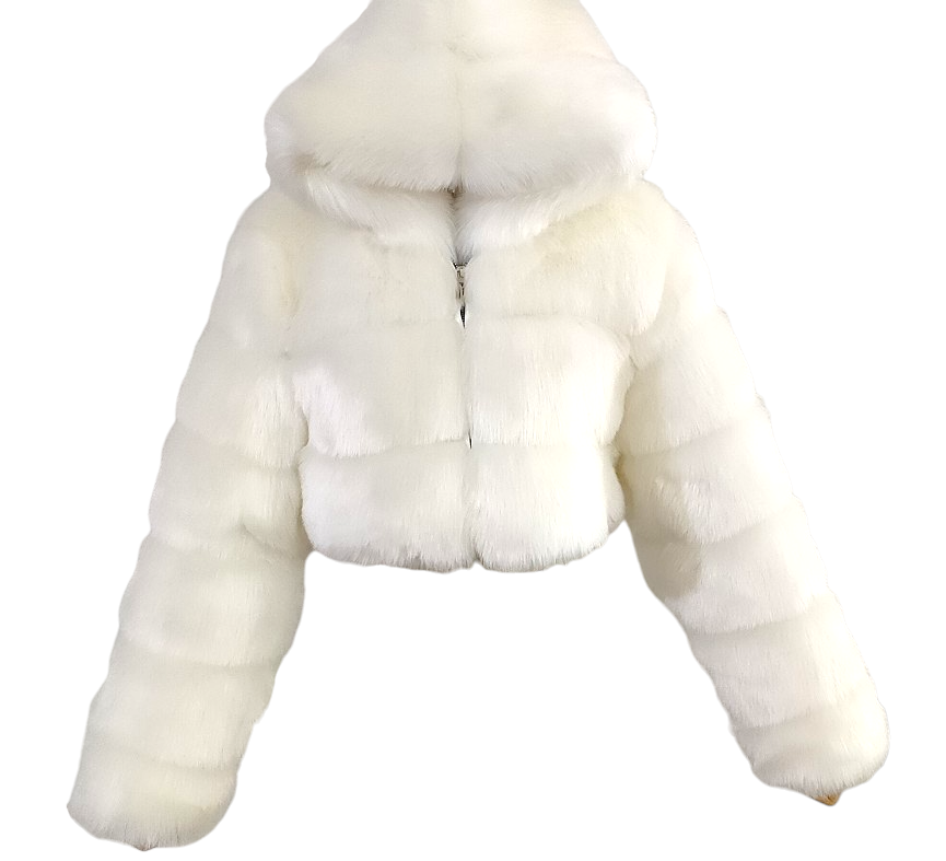 Fluffy Jacket Coat Plus Size