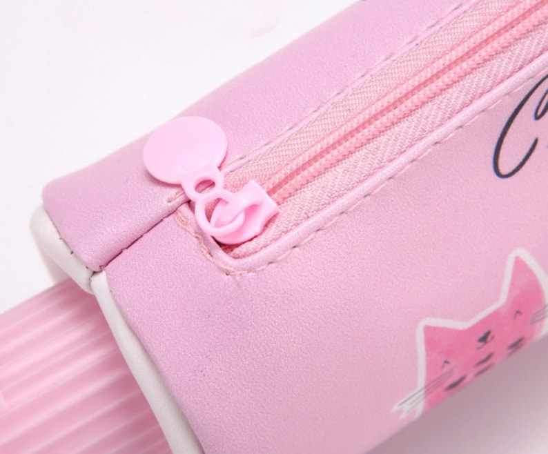 Cute Cats Pencil Case With Built in Pencil Sharpener