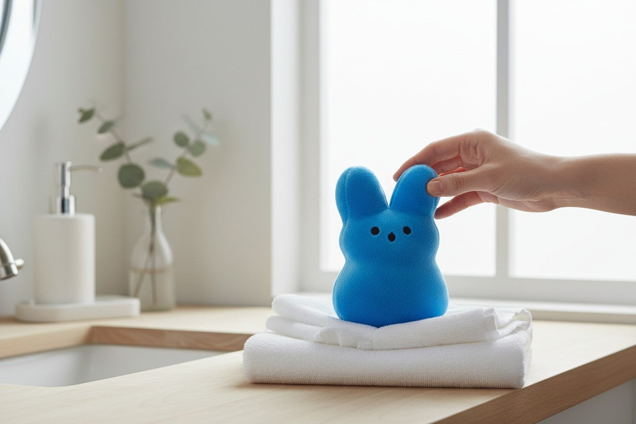 Bunny Marshmallow Plush – Soft Pastel Stuffed Bunny Toy (Multiple Colors)