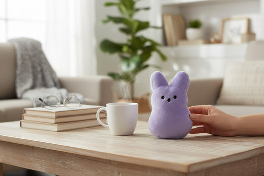 Bunny Marshmallow Plush – Soft Pastel Stuffed Bunny Toy (Multiple Colors)