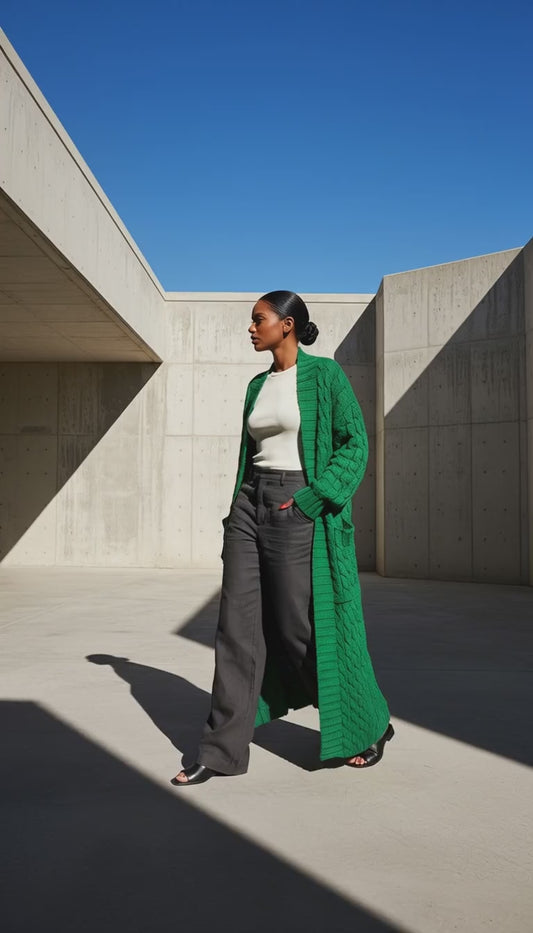 The Floor Duster Knit Cardigan